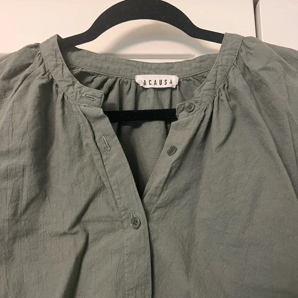 LACAUSA Green Blouse - Picture 4 of 5